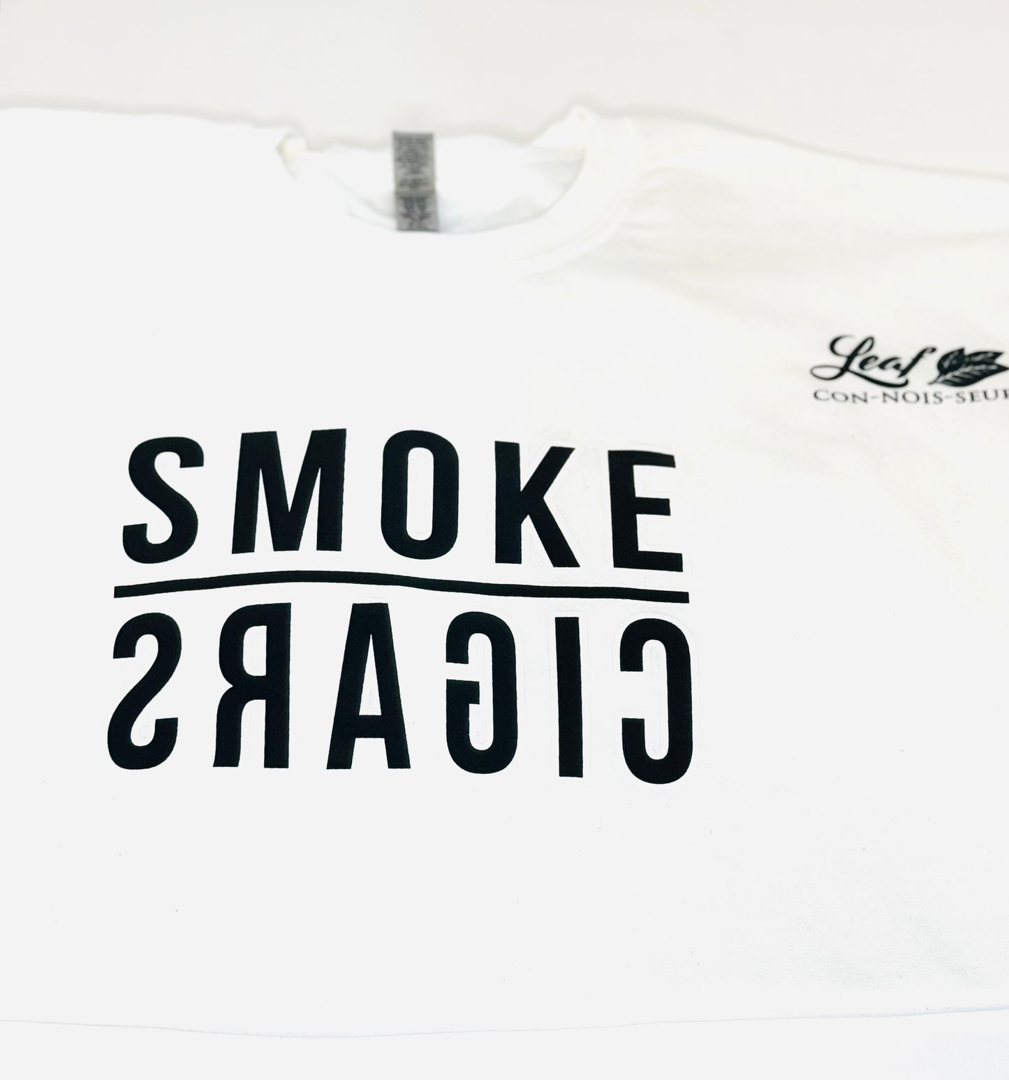 Smoke Cigars Printed Crewneck Sweatshirt