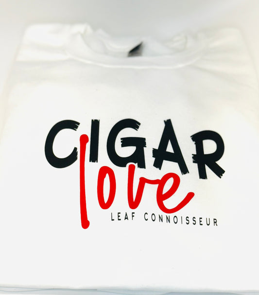 Cigar Love Printed Crewneck Sweatshirt